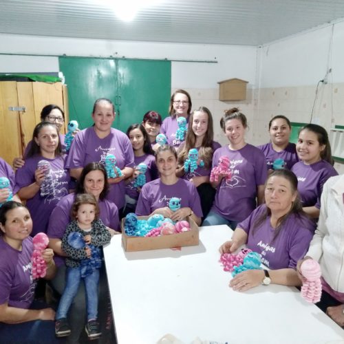 Grupo Amigas do Bem, de Vera Cruz, doa polvinhos ao HSC