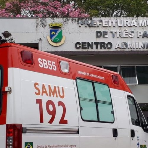 Samu de Três Passos suspende atividades