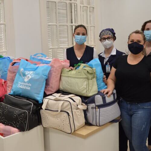 Maternidade do Hospital Vida e Saúde recebe novas doações do projeto Maternidade Solidária