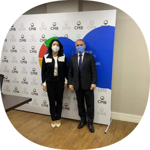 Em Brasília, Vice-Presidente da Federação, Vanderli de Barros, participa de agenda na CMB