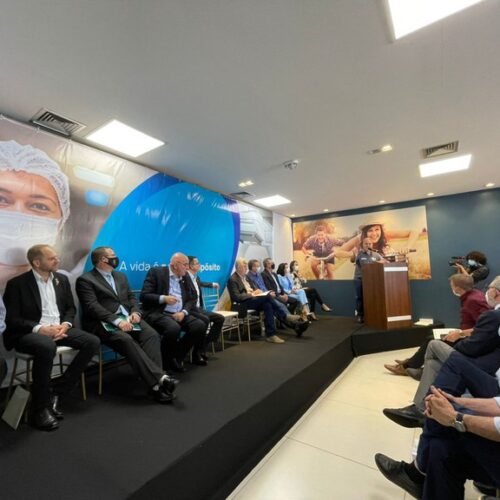 Ministério da Saúde inaugura aparelho de cintilografia no Hospital Vida e Saúde, no Rio Grande do Sul