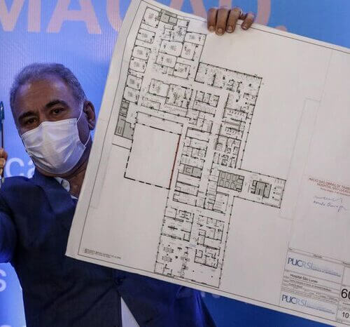Ministro da Saúde participa de lançamento de obras do Hospital São Lucas em Porto Alegre