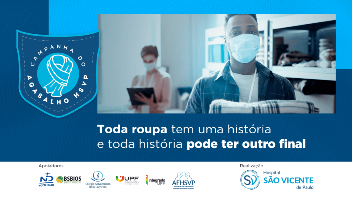 Campanha do Agasalho HSVP Passo Fundo começa nesta sexta-feira