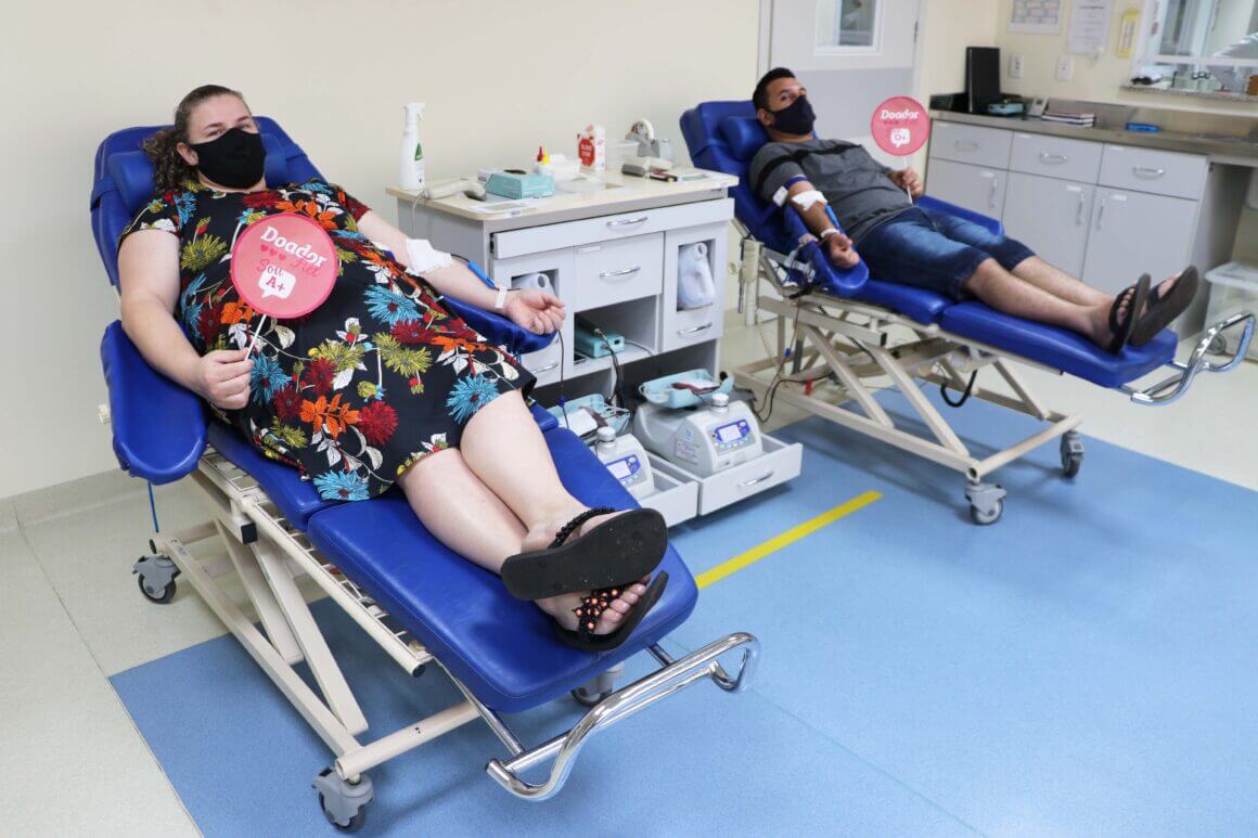 Serviço de Hemoterapia do HSVP convida pais e filhos para doação de sangue nas férias