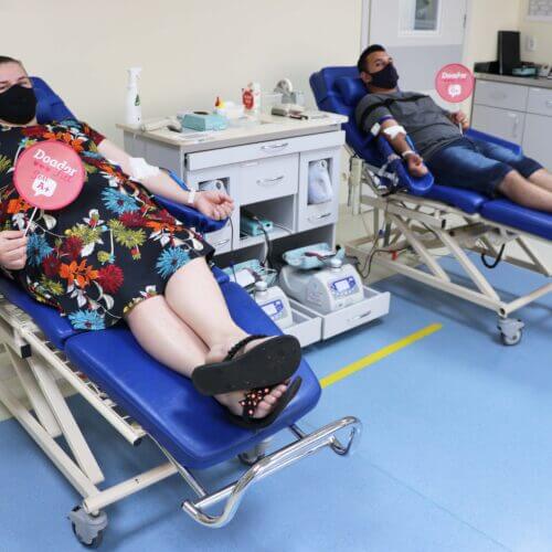 Serviço de Hemoterapia do HSVP convida pais e filhos para doação de sangue nas férias