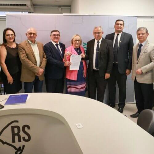 FRENTE PRÓ-SAÚDE RS É APRESENTADA À SECRETÁRIA ARITA BERGMANN