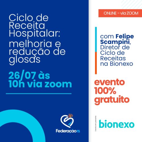 ÍNTEGRA DA LIVE: CICLO DE RECEITA HOSPITALAR: MELHORIA E REDUÇÃO DE GLOSAS